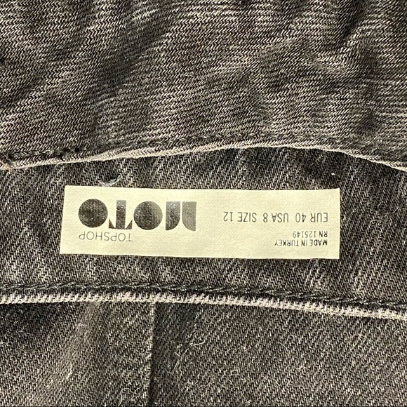 NWOT TOPSHOP Horn Button Midi Skirt - Picture 4 of 6